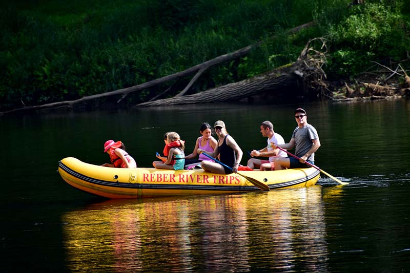 Reber River kayak trips